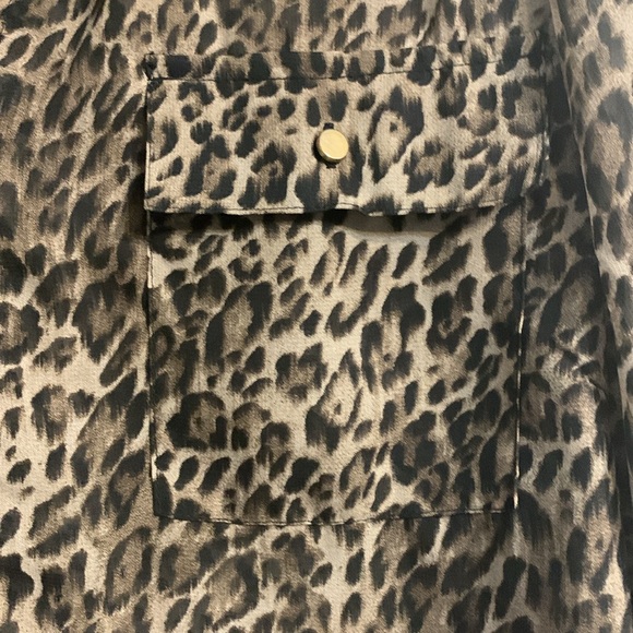 Sheer Leopard Blouse - Picture 5 of 11